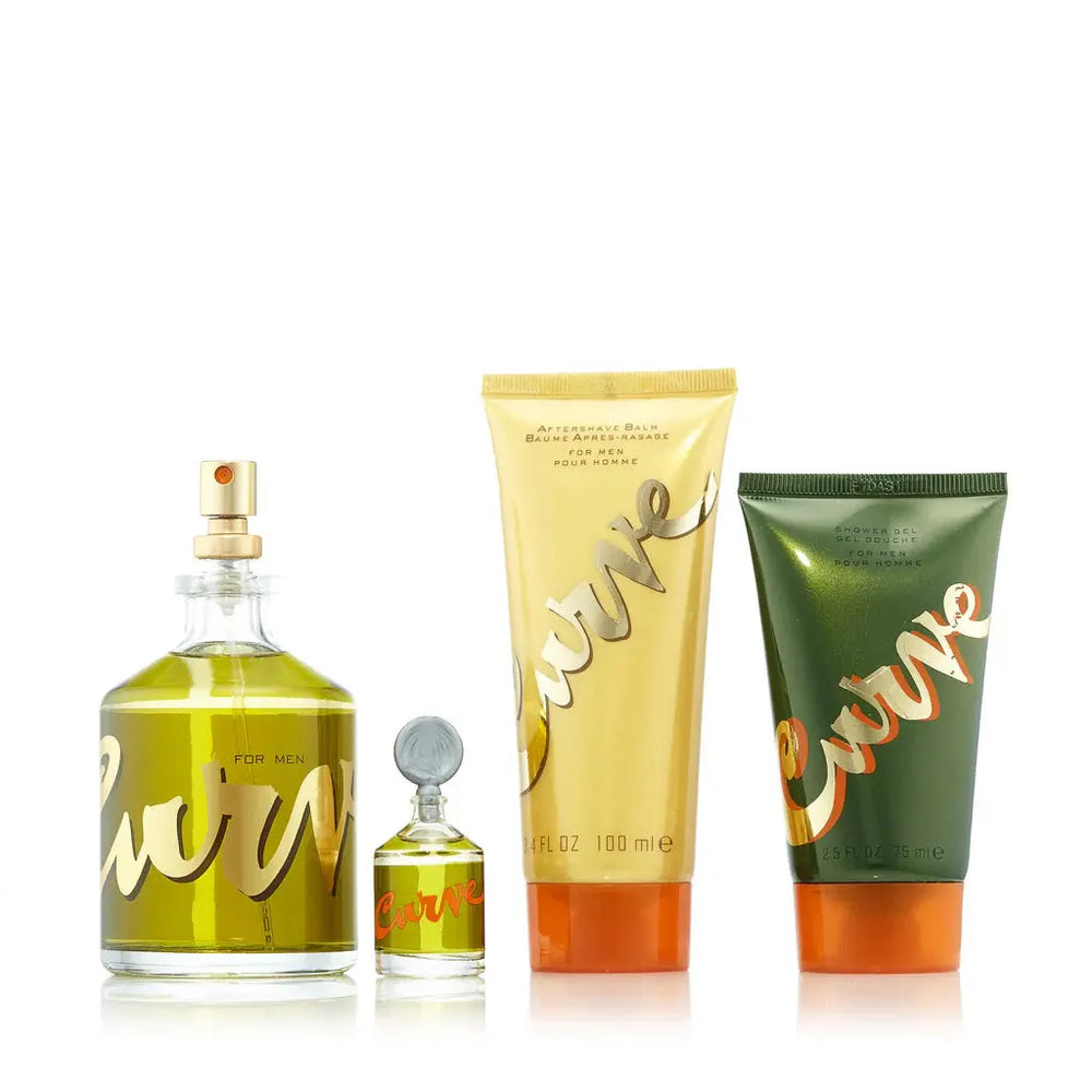 Curve By Liz Claiborne – For Men 4Pcs Gift Set EDC.