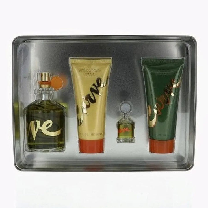 Curve By Liz Claiborne – For Men 4Pcs Gift Set EDC.