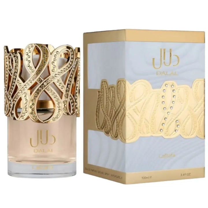 Dalal by Lattafa for Women 3.4oz EDP perfume bottle