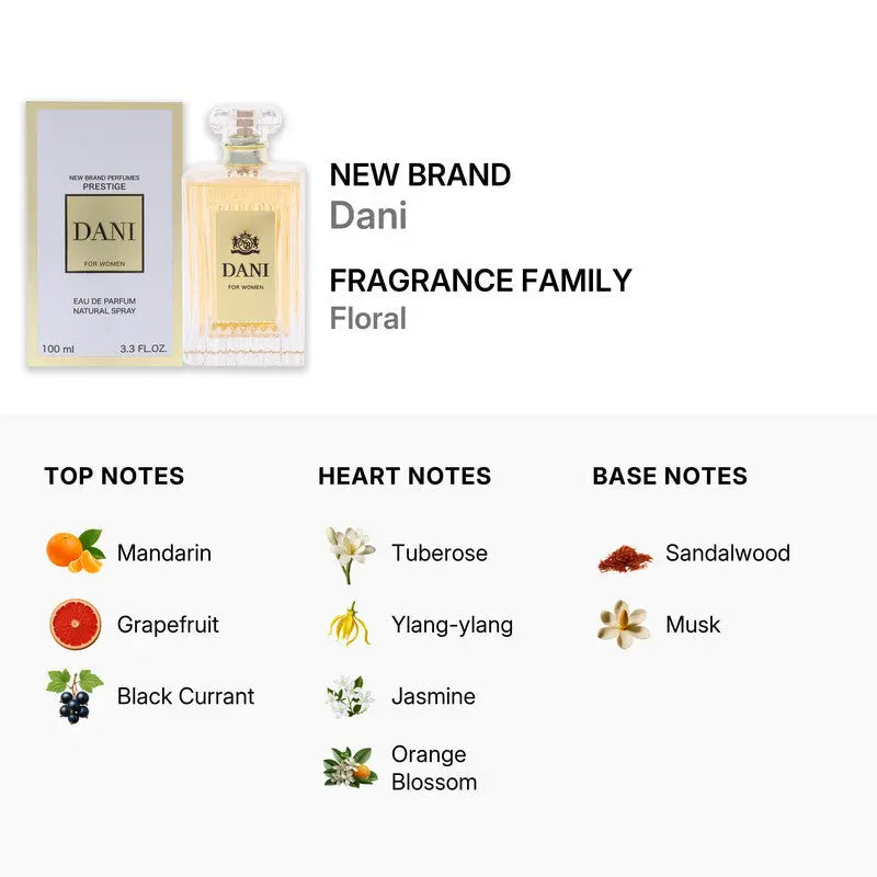 Dani by New Brand EDP bottle detail
