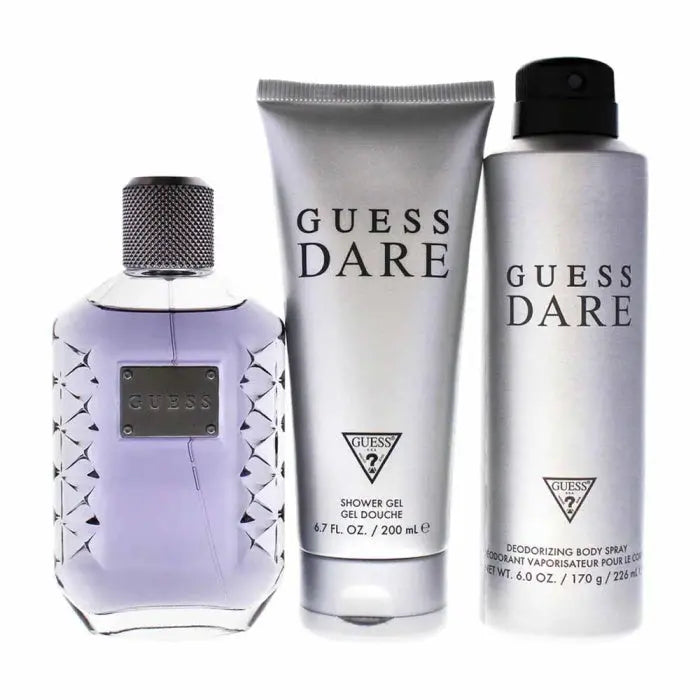 Dare By Guess For Men (3pc Gift Set) - perfumesandrea