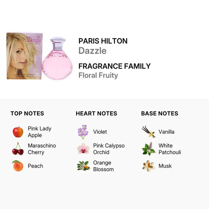 Dazzle by Paris Hilton cherry vanilla feminine perfume