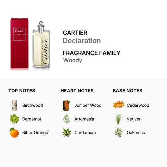 Declaration Cartier Men 5.0oz Eau de Toilette Spray Perfume