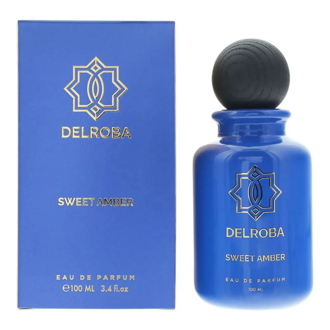 Delroba Sweet Amber By Delroba Parfum For Men 3.4oz EDP Spray