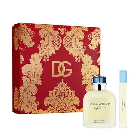 Dolce Gabbana Light Blue Eau de Toilette 2-Pc Gift Set For Men Dolce Gabbana