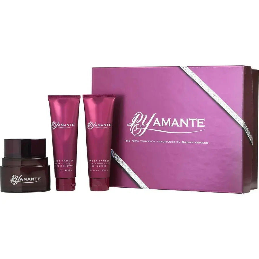 Dyamante 3-Piece Set By Daddy Yankee For Women 3.4oz EDP Spray
