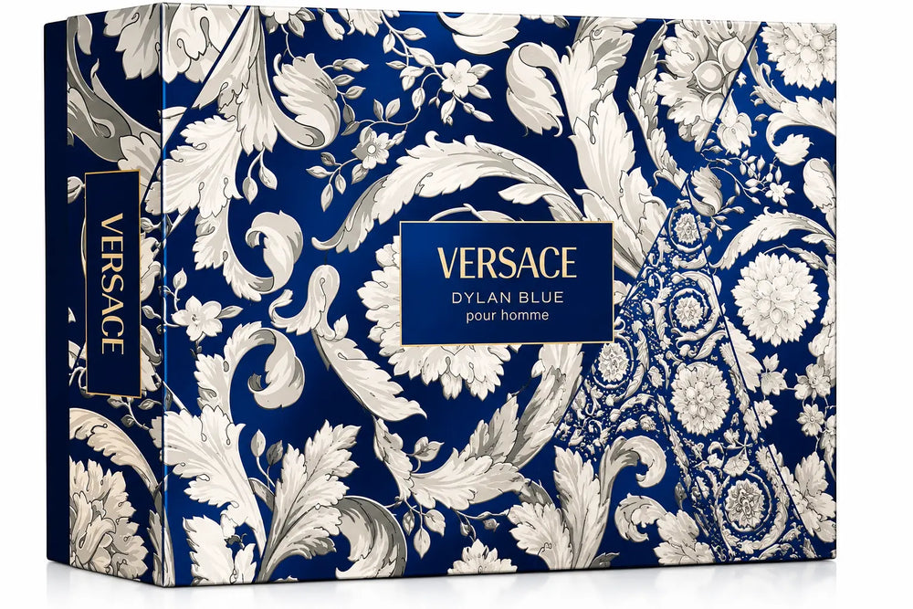 Versace Dylan Blue 3-Piece Gift Set original luxury packaging for men