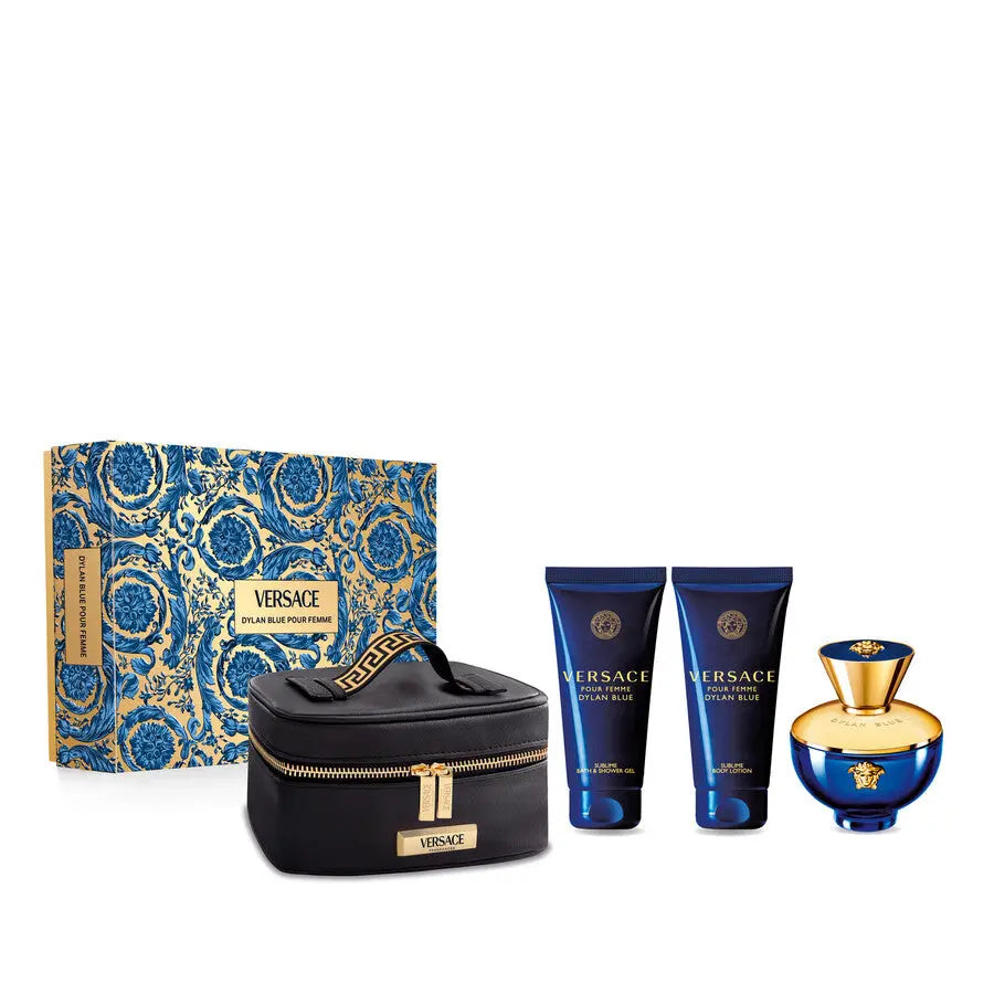 Dylan Blue By Versace For Women 4Pcs Set EDP Spray Versace
