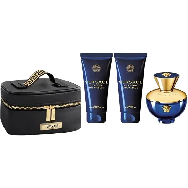 Dylan Blue By Versace For Women 4Pcs Set EDP Spray Versace
