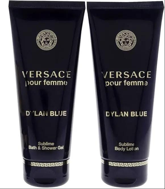 Dylan Blue by Versace Women's 4Pcs Gift Set EDP.