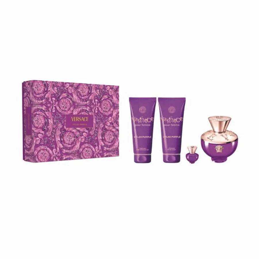 Dylan Purple By Versace For Women (4pc Gift Set) - perfumesandrea