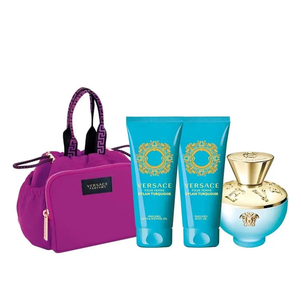 Dylan Turquoise by Versace - Women 4Pcs Gift Set EDT