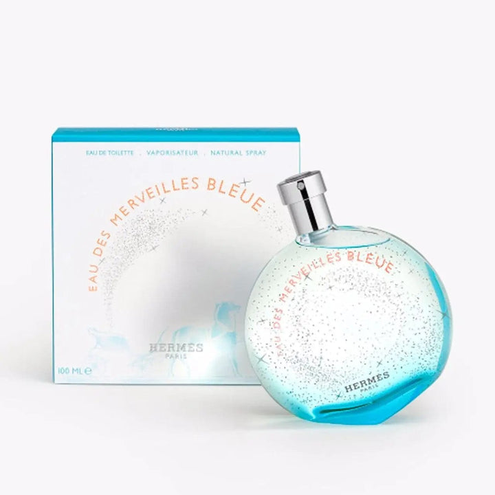 Eau Des Merveilles Bleu By Hermes For Women 3.4 oz EDT Spray Hermes