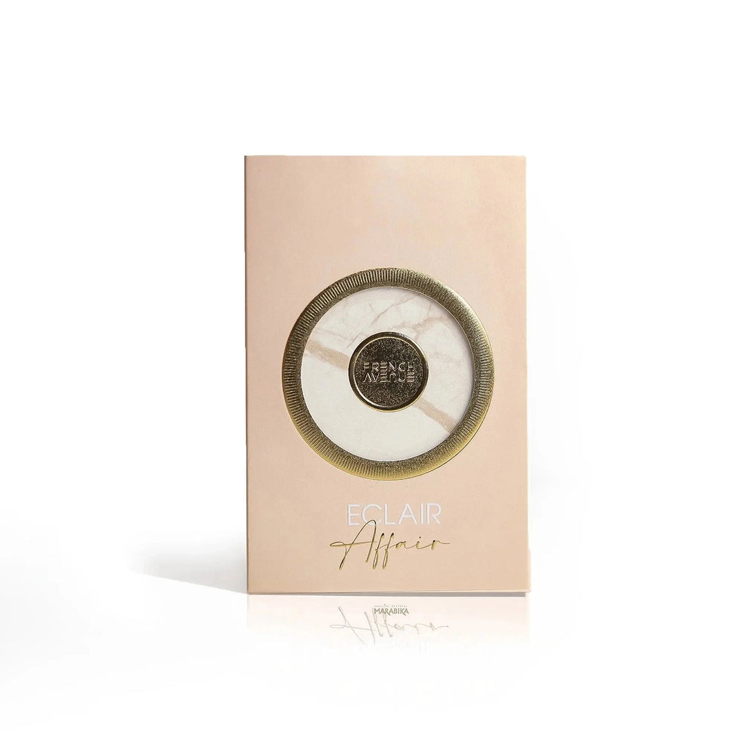 Eclair Affair French Avenue perfume box design
