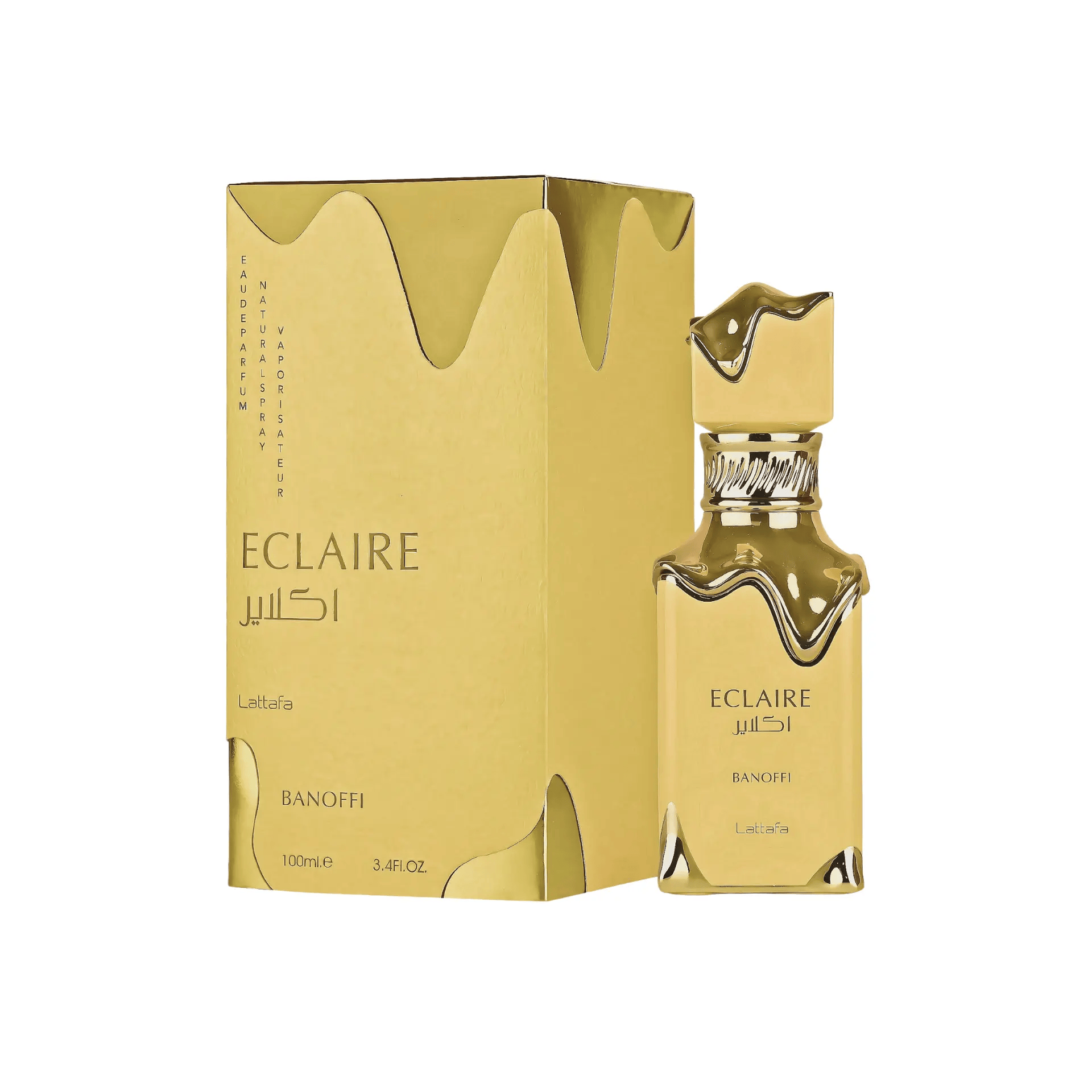 Eclaire Banoffi by Lattafa Unisex 3.4oz Eau De Parfum.