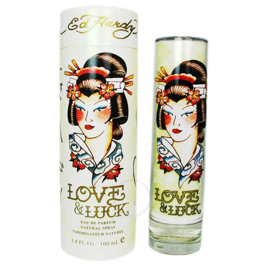 Ed Hardy Love &amp; Luck By Christian Audigier For Women 3.4oz EDP Spray