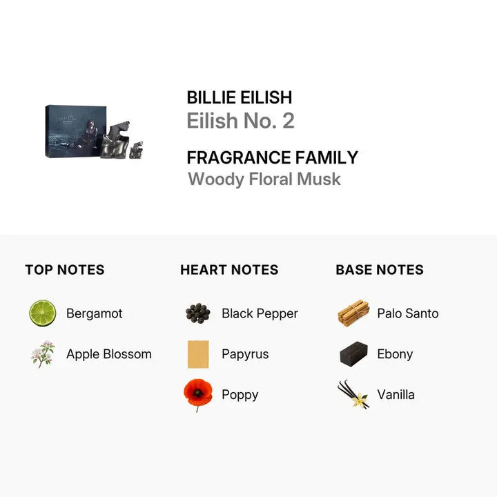 Eilish No2 By Billie Eilish  2-Piece Set 3.4oz Women EDP Spray