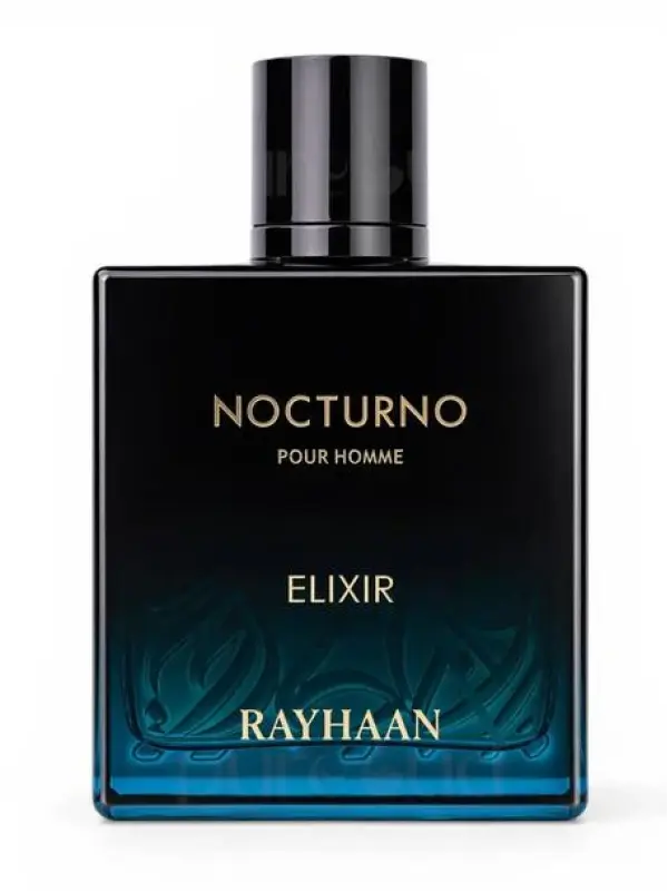 Elixir Nocturno by Rayhaan EDP bottle close-up
