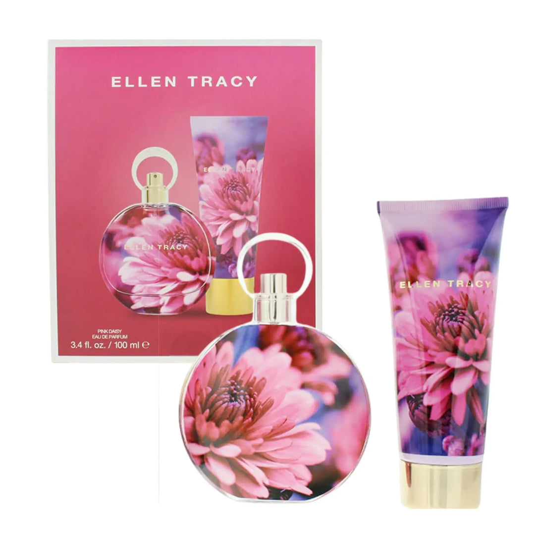Ellen Pink Daisy 2-Piece Set By Ellen Tracy For Women 3.4oz EDP Spray