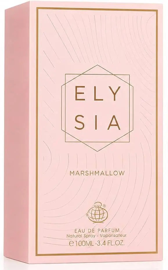 Elysia Marshmallow by Fragrance World original box 3.4oz Eau de Parfum