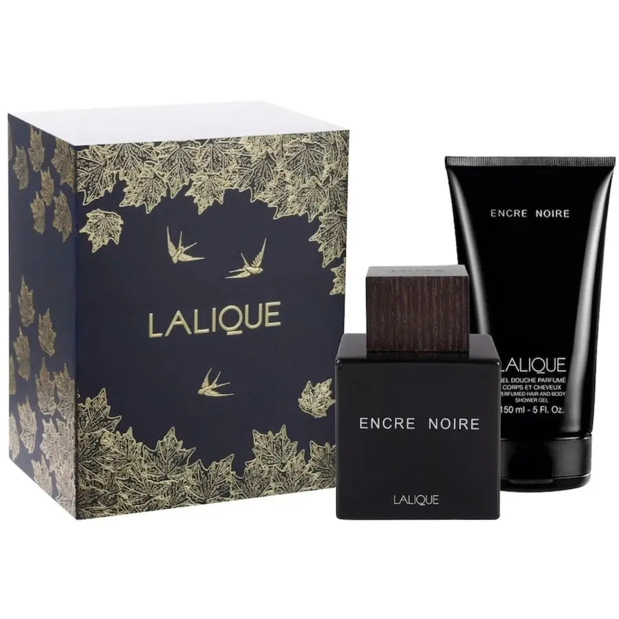 Encre Noire 2-Piece Set By Lalique For Men 3.4oz EDT Spray