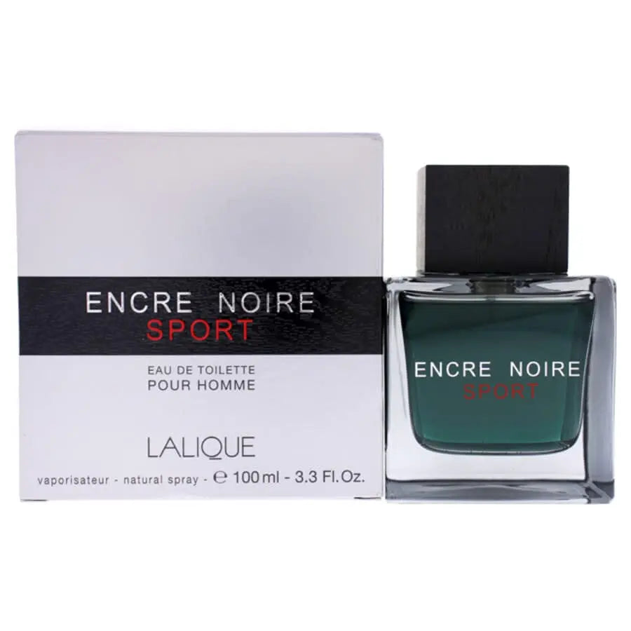 Encre Noire Sport by Lalique - For Men 3.3oz EDT Spray