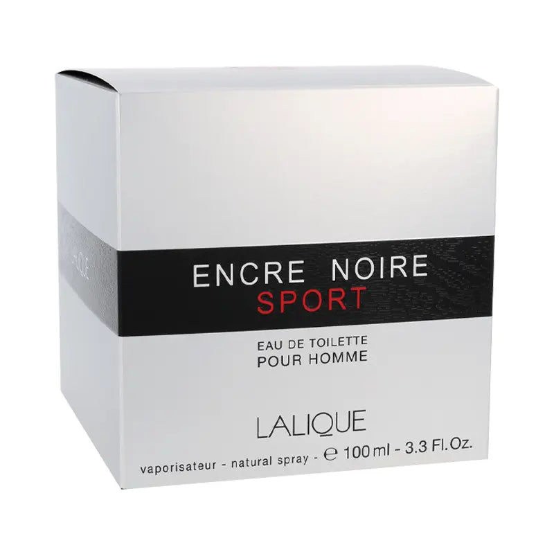 Encre Noire Sport by Lalique - For Men 3.3oz EDT Spray