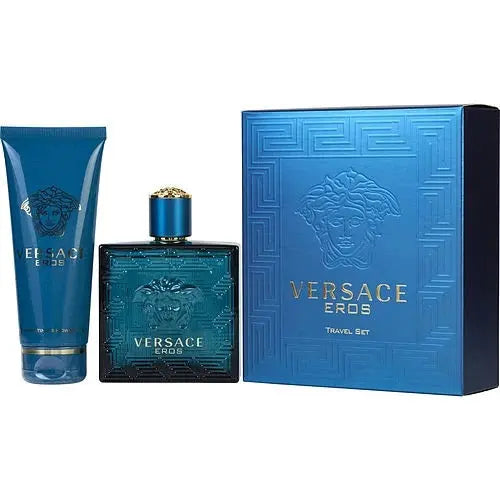 Eros 2-Piece Set By Versace For Men 3.4oz EDT Spray