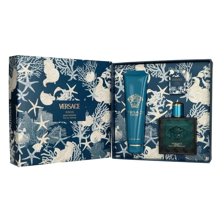 Eros By Versace For Men 3Pcs Set EDP Spray Versace