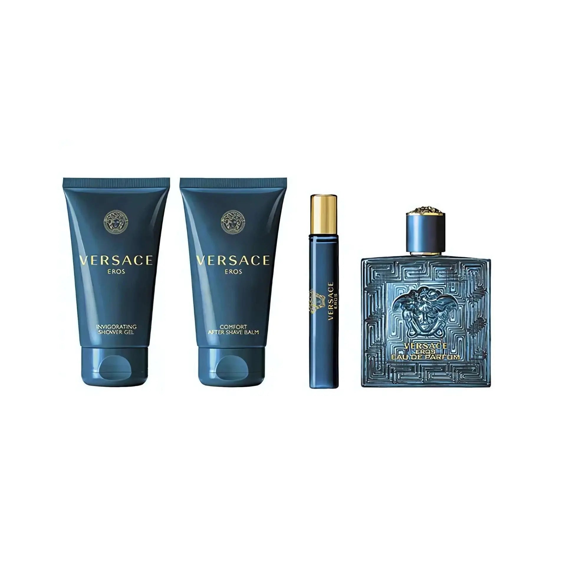 Eros By Versace For Men EDP (4pc Gift Set) Versace
