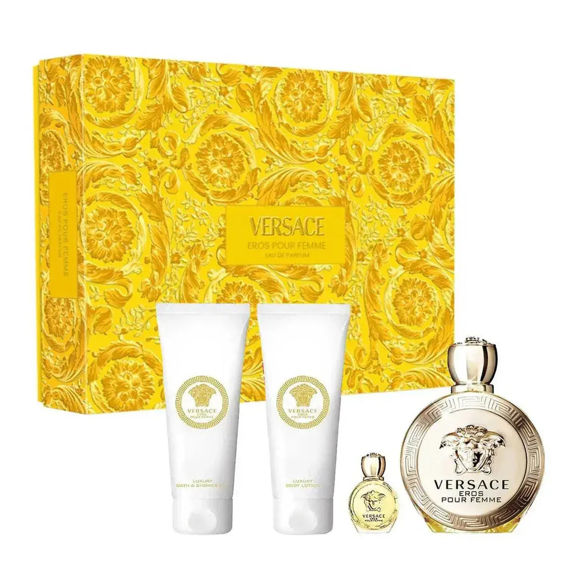 Eros by Versace - For Women 4Pcs Gift Set EDP Spray
