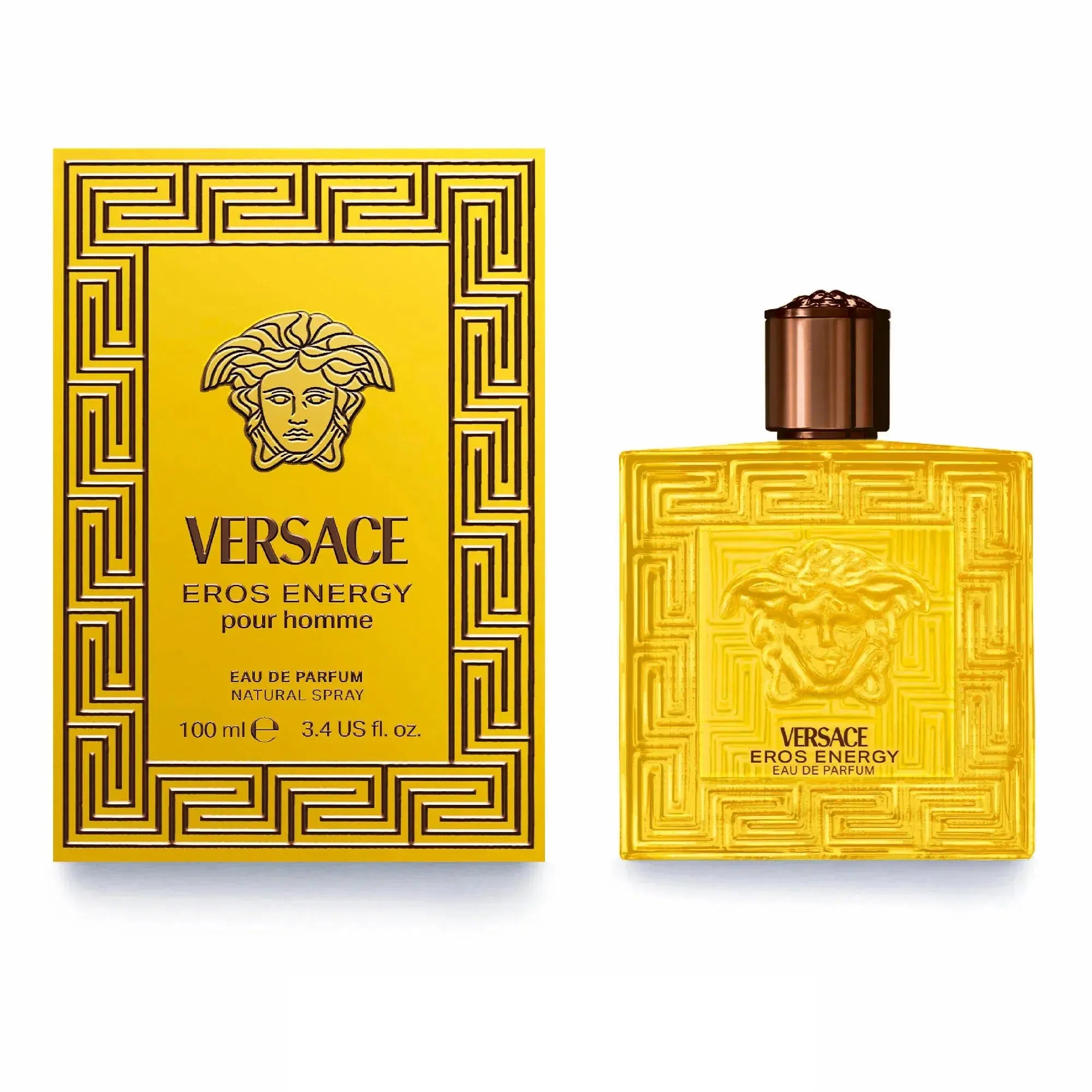 Eros Energy by Versace - For Men 3.4oz Eau De Parfum 