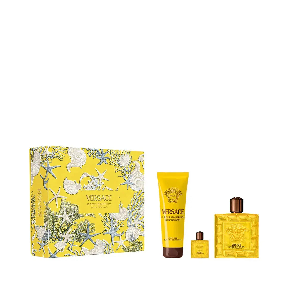 Eros Energy By Versace For Men 3Pcs Set EDP Spray Versace