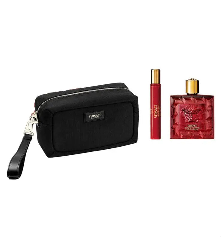 Eros Flame by Versace - For Men 3Pcs Gift Set EDP.