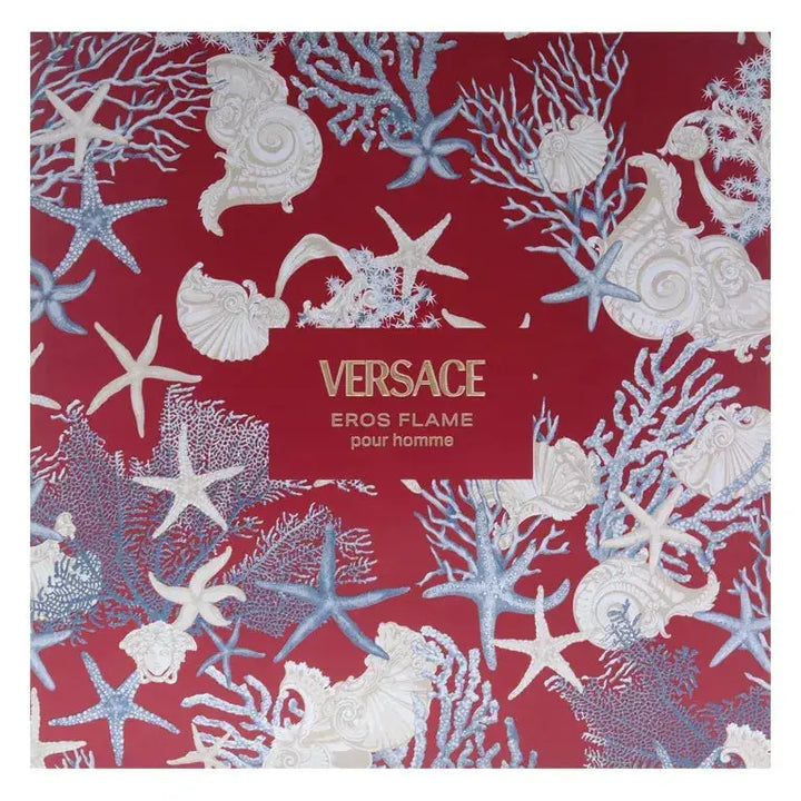 Eros Flame by Versace - For Men 3Pcs Gift Set EDP 