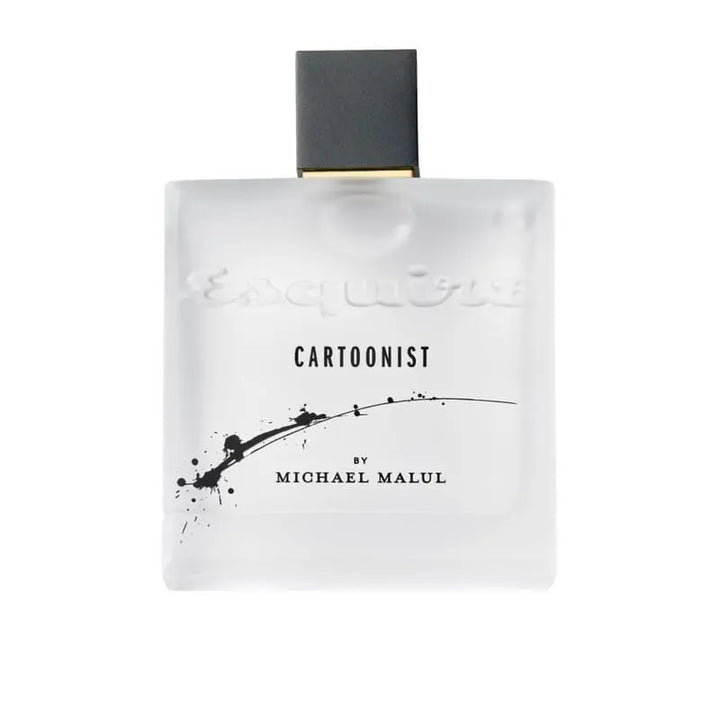 Esquire Cartoonist by Michael Malul EDP bottle close-up