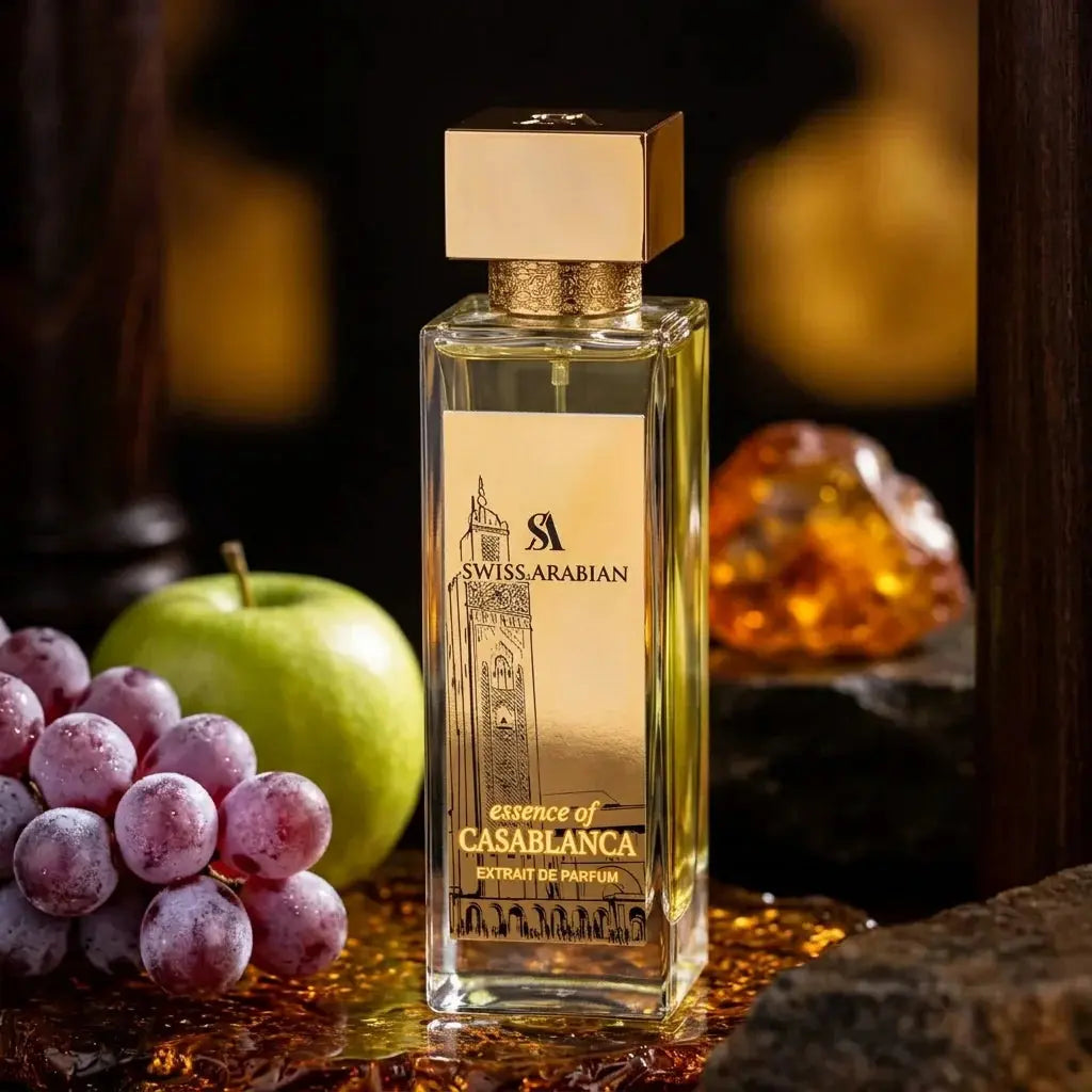Essence Of Casablanca by Swiss Arabian Unisex 3.4oz EDP perfume bottle