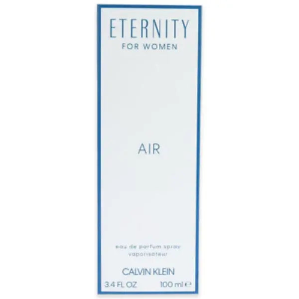 Eternity Air By Calvin Klein - For Women 3.4oz EDP.