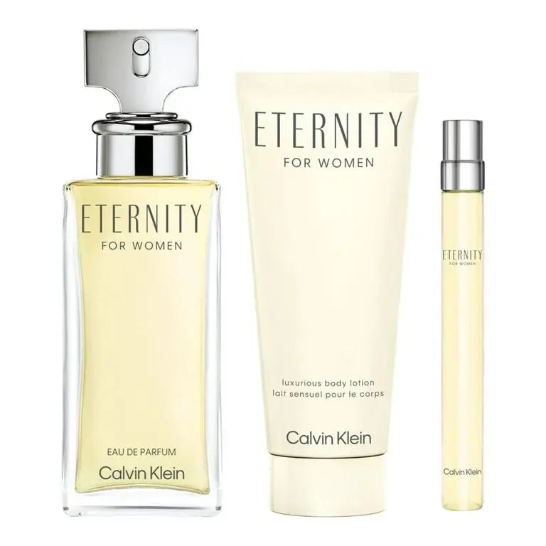 Eternity by Calvin Klein For Women 3Pcs Gift Set EDP.