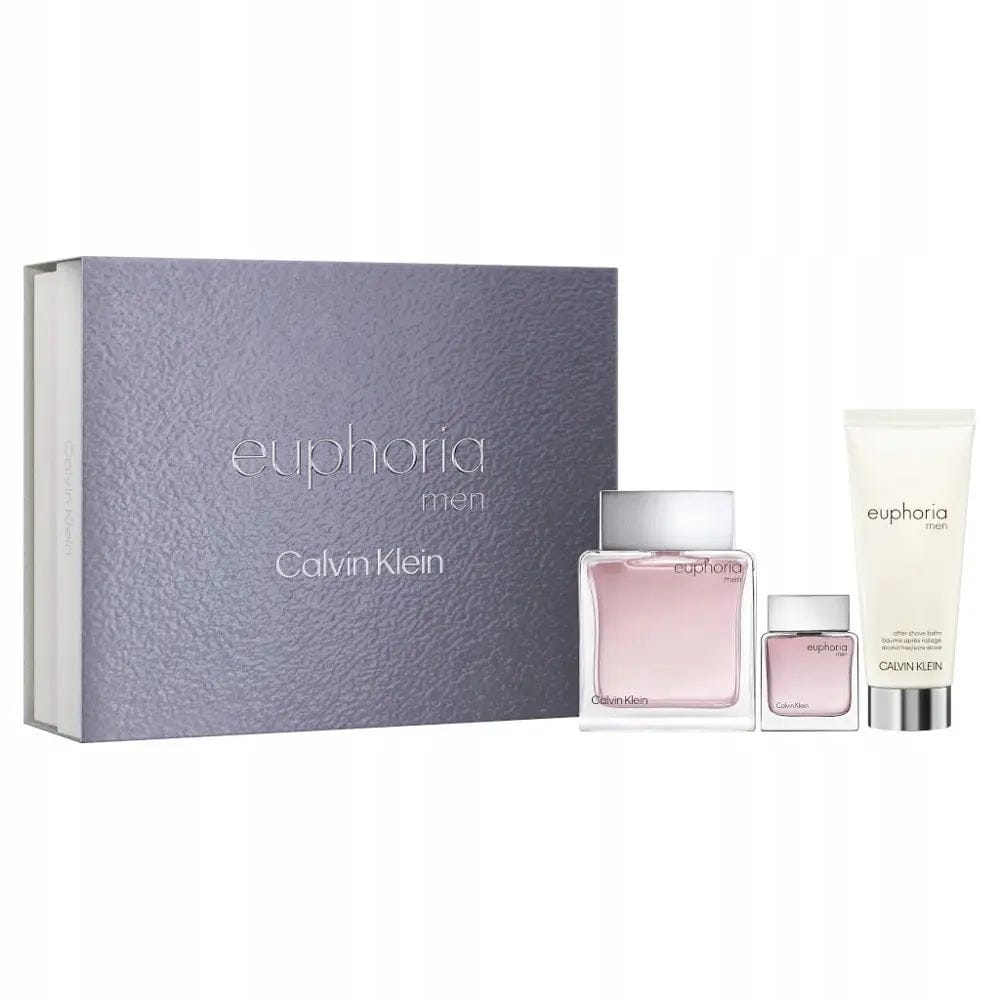 Euphoria Men by Calvin Klein - Men's 3Pcs Gift Set EDT.