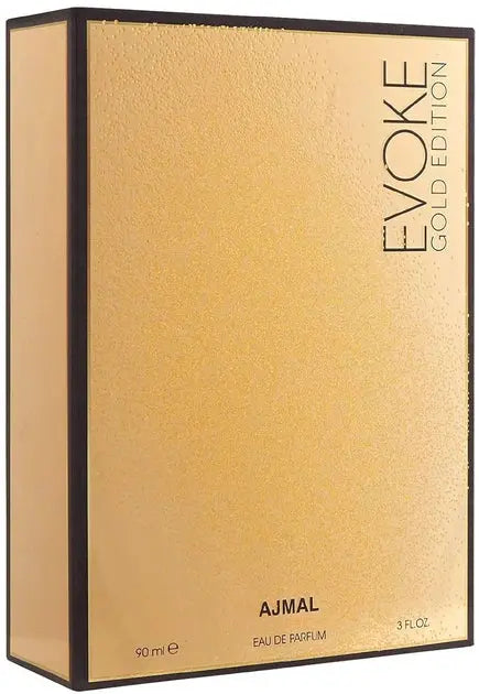 Evoke Gold Edition By Ajmal for Men 3.0oz EDP perfume box