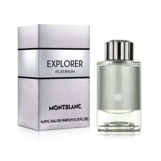 Explorer Platinum Mont Blanc mini 0.15oz EDP perfume bottle