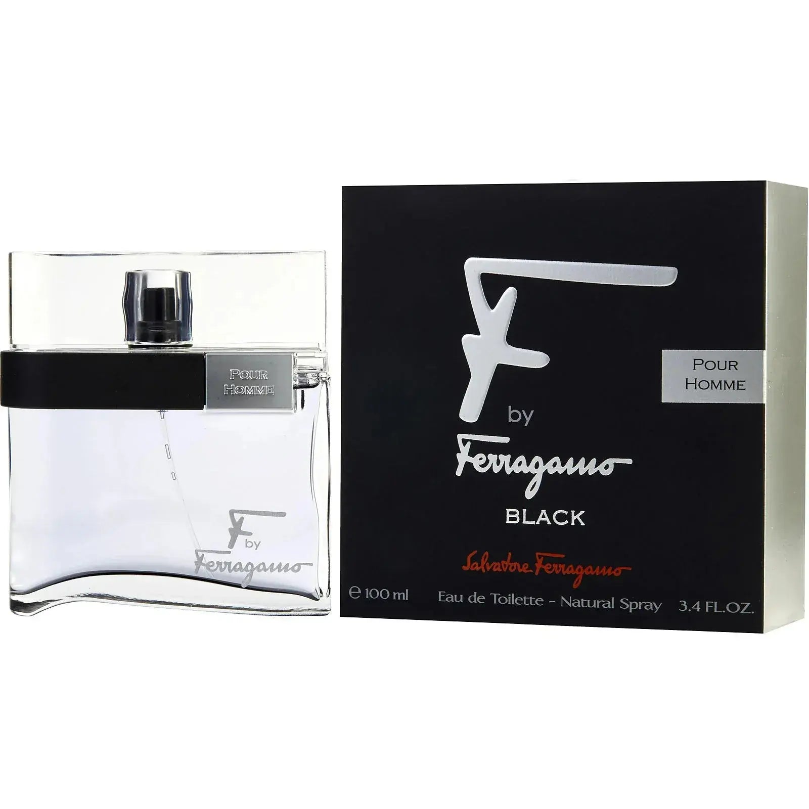 F Black by Salvatore Ferragamo - For Men 3.4oz EDT Spray