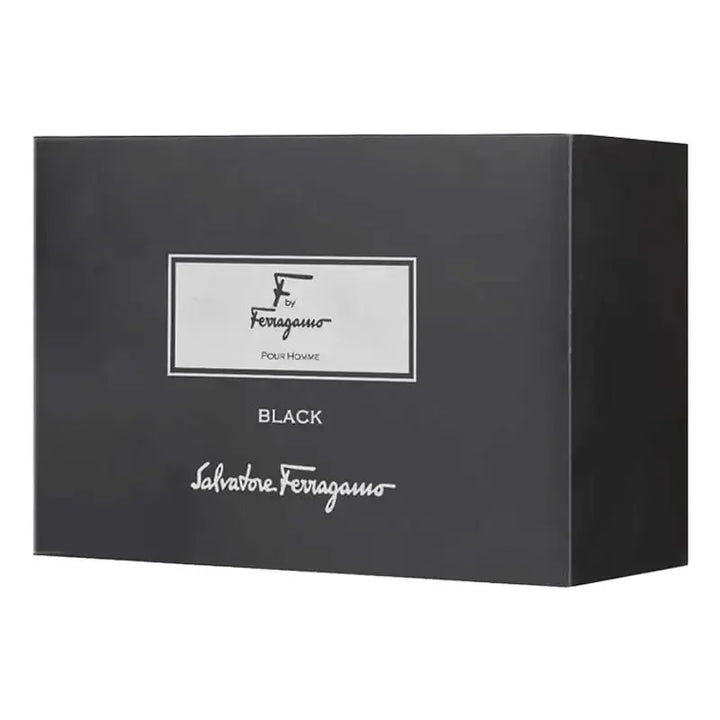 F Black By Salvatore Ferragamo For Men (3pc Gift Set) - perfumesandrea