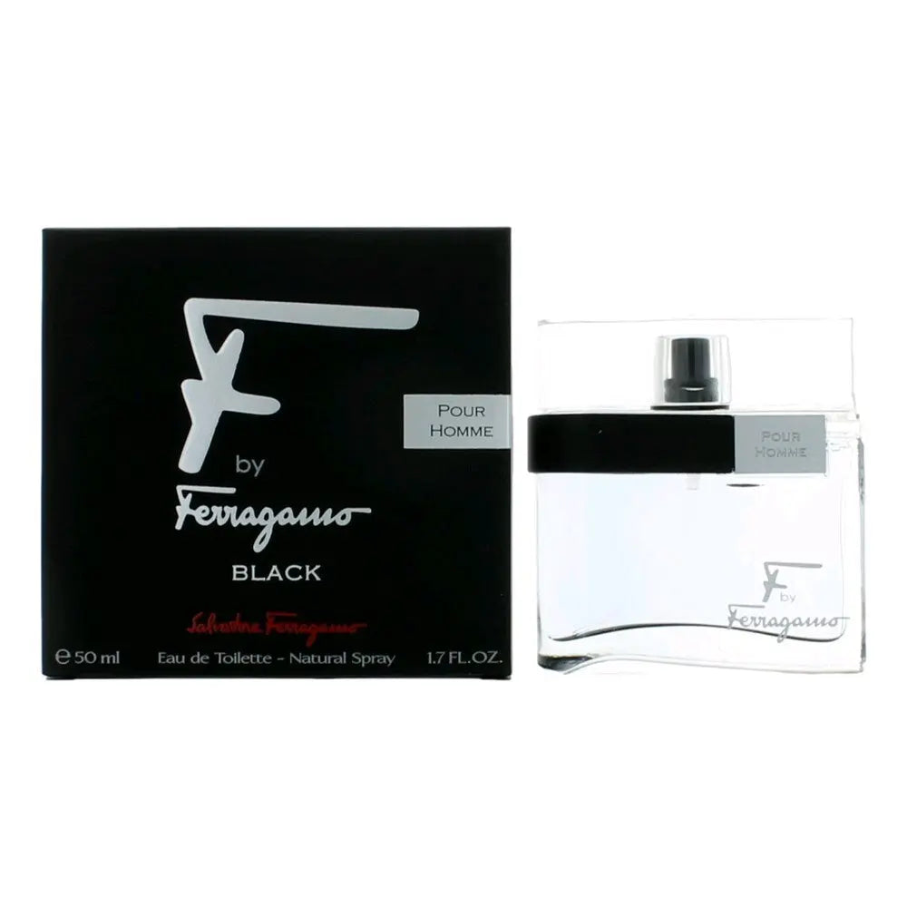 F Ferragamo Black By Salvatore Ferragamo For Men 1.7oz EDT Spray