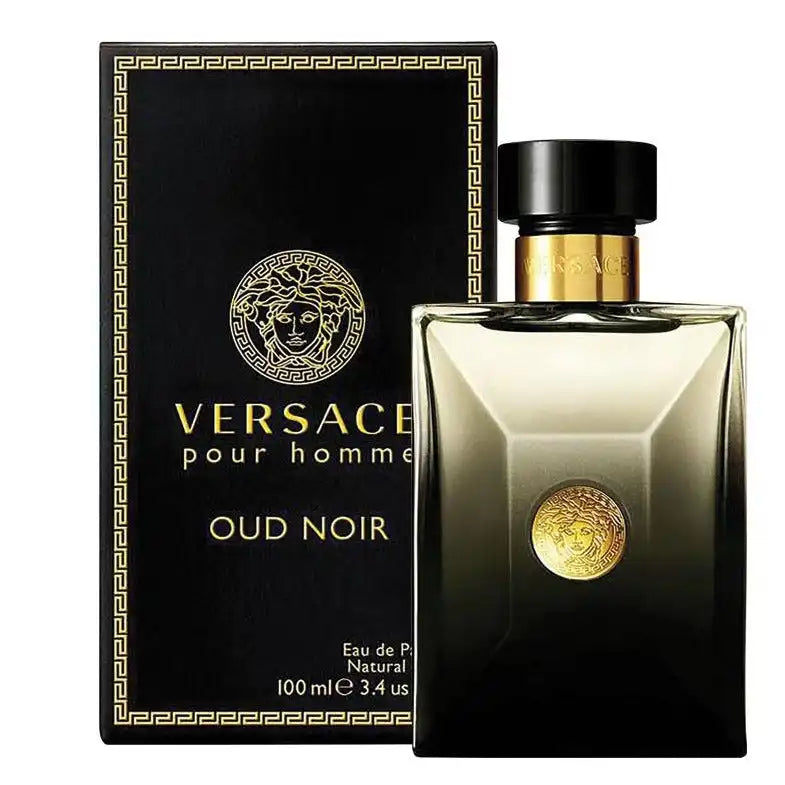 Versace Oud Noir Pour Homme 3.4 oz Eau De Parfum Spray For Men
