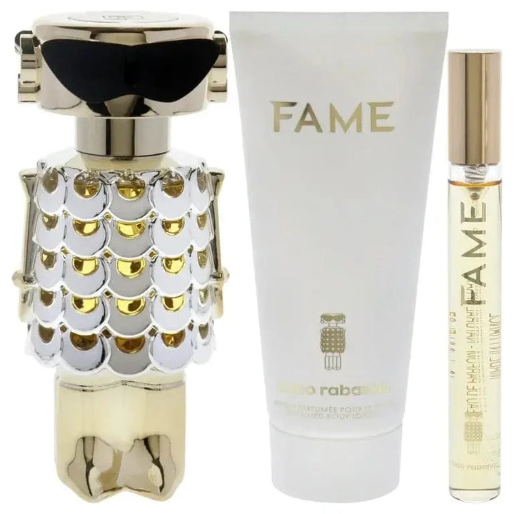 Fame By Paco Rabanne For Women 3Pcs Set EDP Spray Paco Rabanne