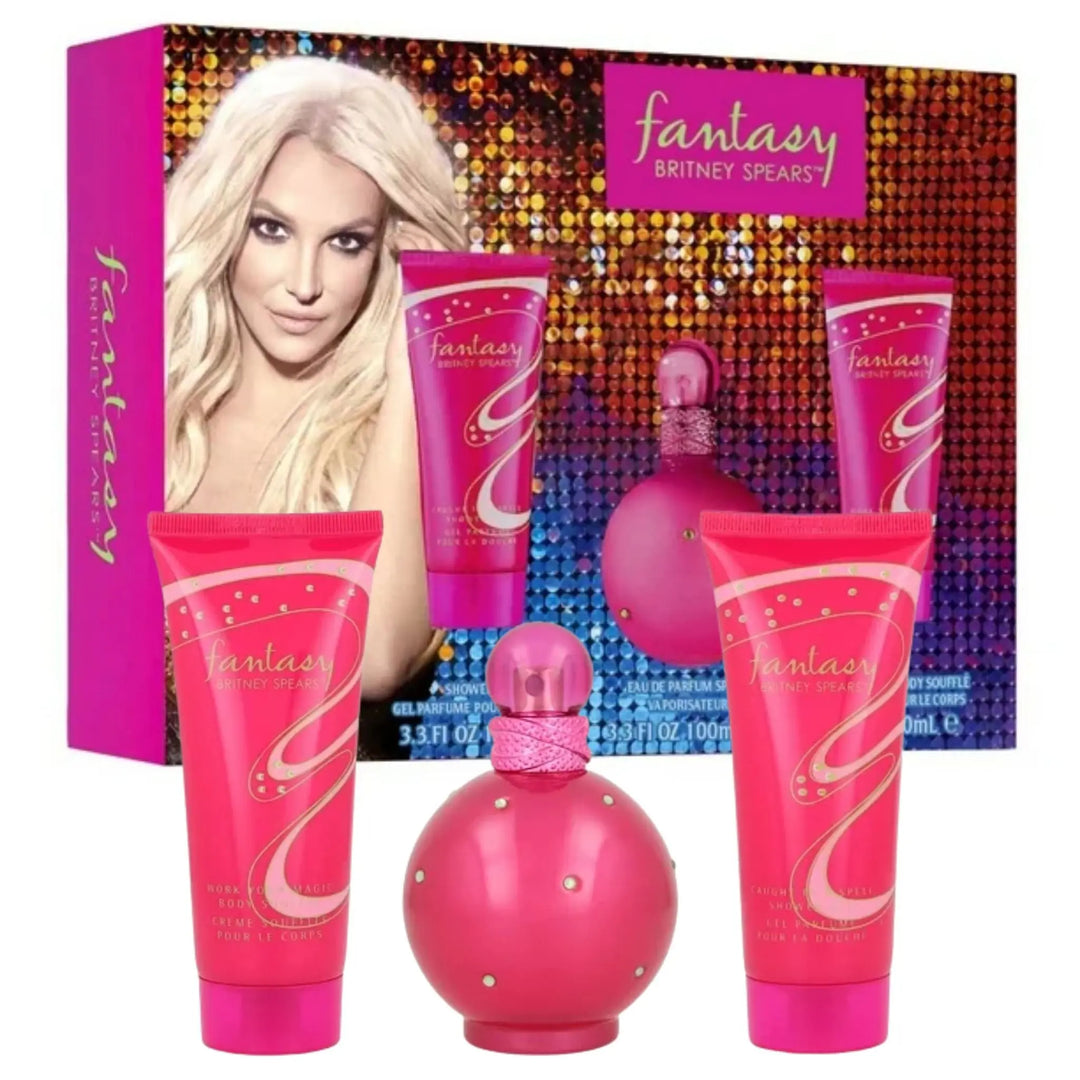 Fantasy 3-Piece Set By Britney Spears For Women 3.3oz EDP Spray