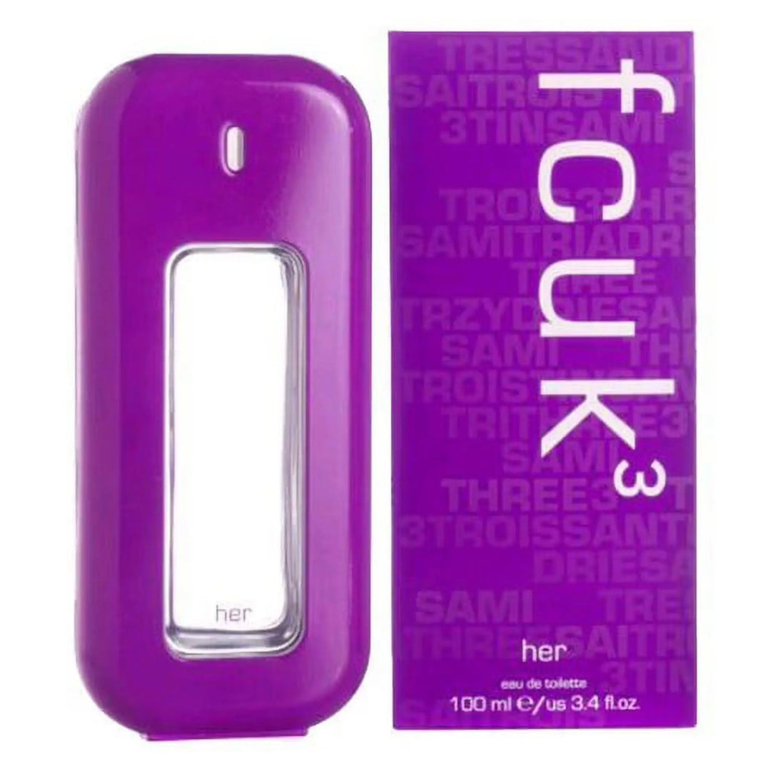 Fcuk3 By French Connection For Women 3.4oz EDT Spray