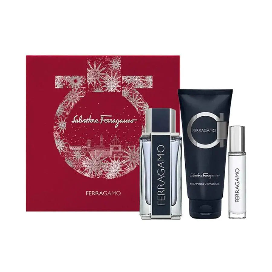 Ferragamo By Salvatore Ferragamo For Men (3pc Gift Set) Salvatore Ferragamo